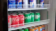 Take products from the smart vending machine