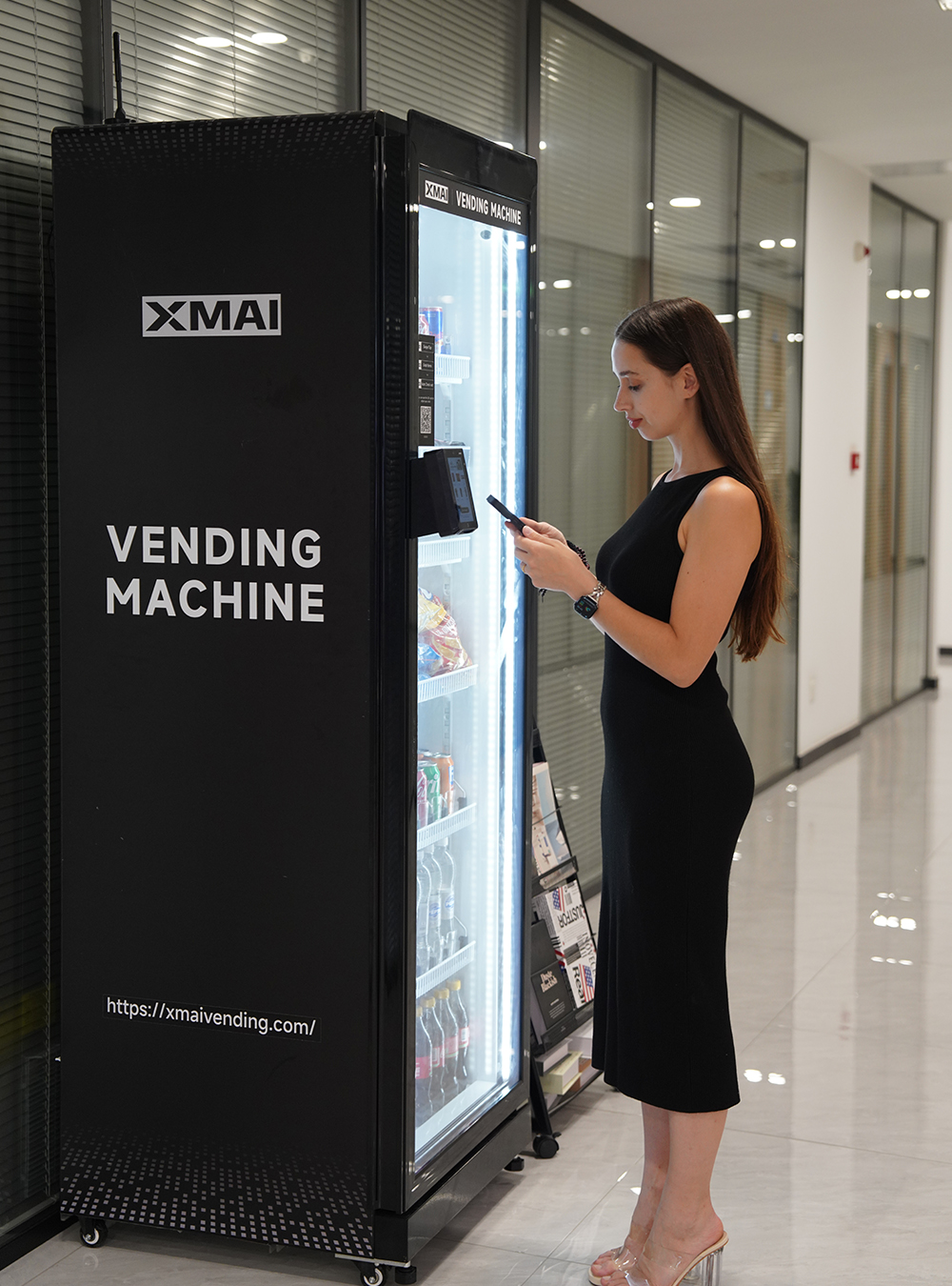 XMAI smart vending machine installed in an office
